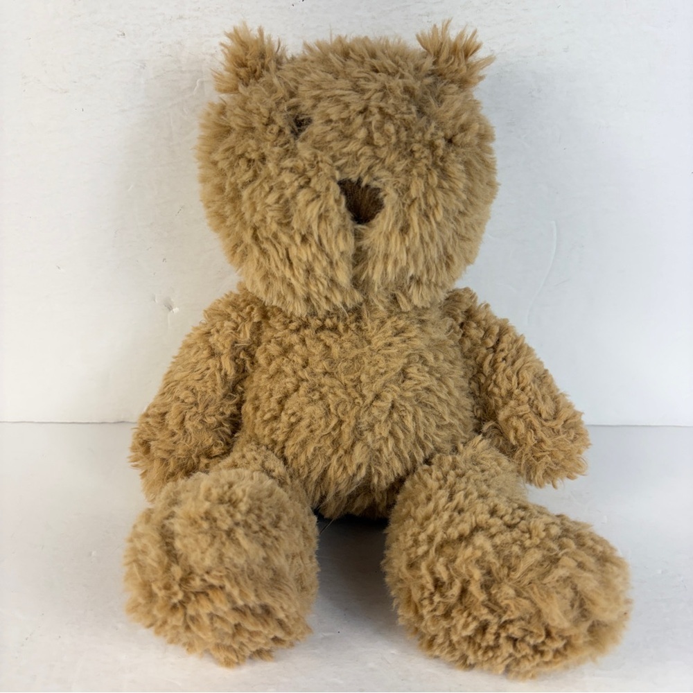 Baby Gap Brannan Bear Brown Plush Stuffed Animal - Shaggy Curly Teddy